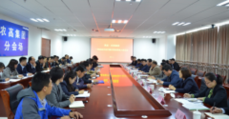 集團召開一季度經(jīng)濟運行暨農高公司做強做大座談會