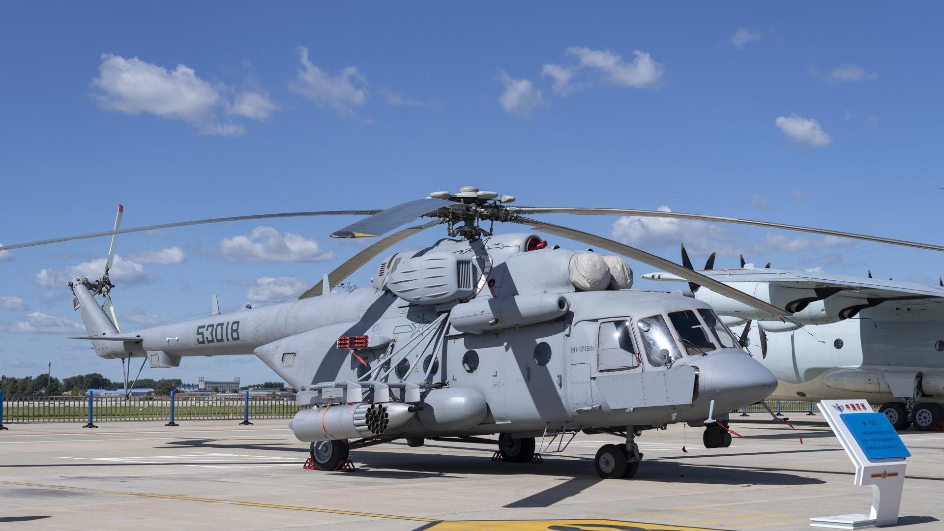 米-171SH武裝直升機(jī)，空中力量的璀璨明珠，米-171SH武裝直升機(jī)，空中璀璨明珠的震撼展現(xiàn)