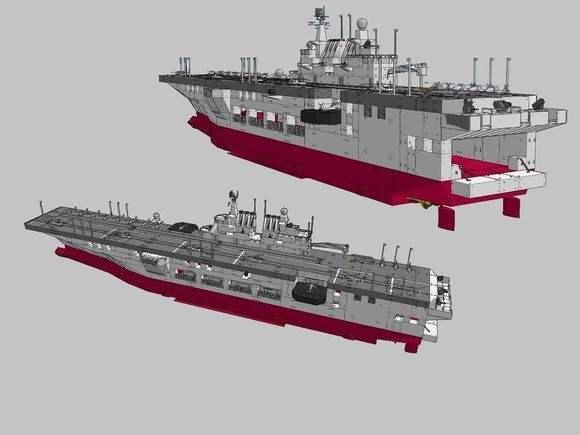 中國(guó)081型兩棲攻擊艦，探索強(qiáng)大海軍力量的新紀(jì)元，中國(guó)海軍新紀(jì)元，探索強(qiáng)大的兩棲攻擊艦——中國(guó)081型亮相于世